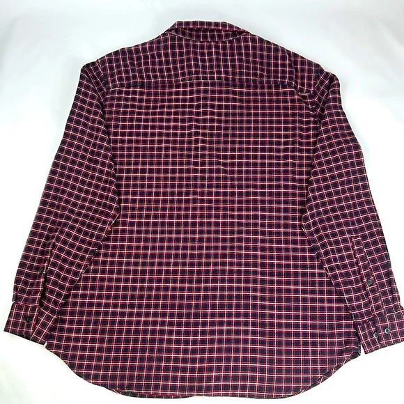 Columbia Mens Flannel Shirt. Red, Black & White. Size XL. Like New. - Picture 3 of 9